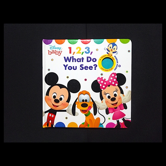 Disney Baby: 1, 2, 3 What Do You See? by Maggie Fischer, Cloth Flaps Ser; 2019 - Picture 2 of 16